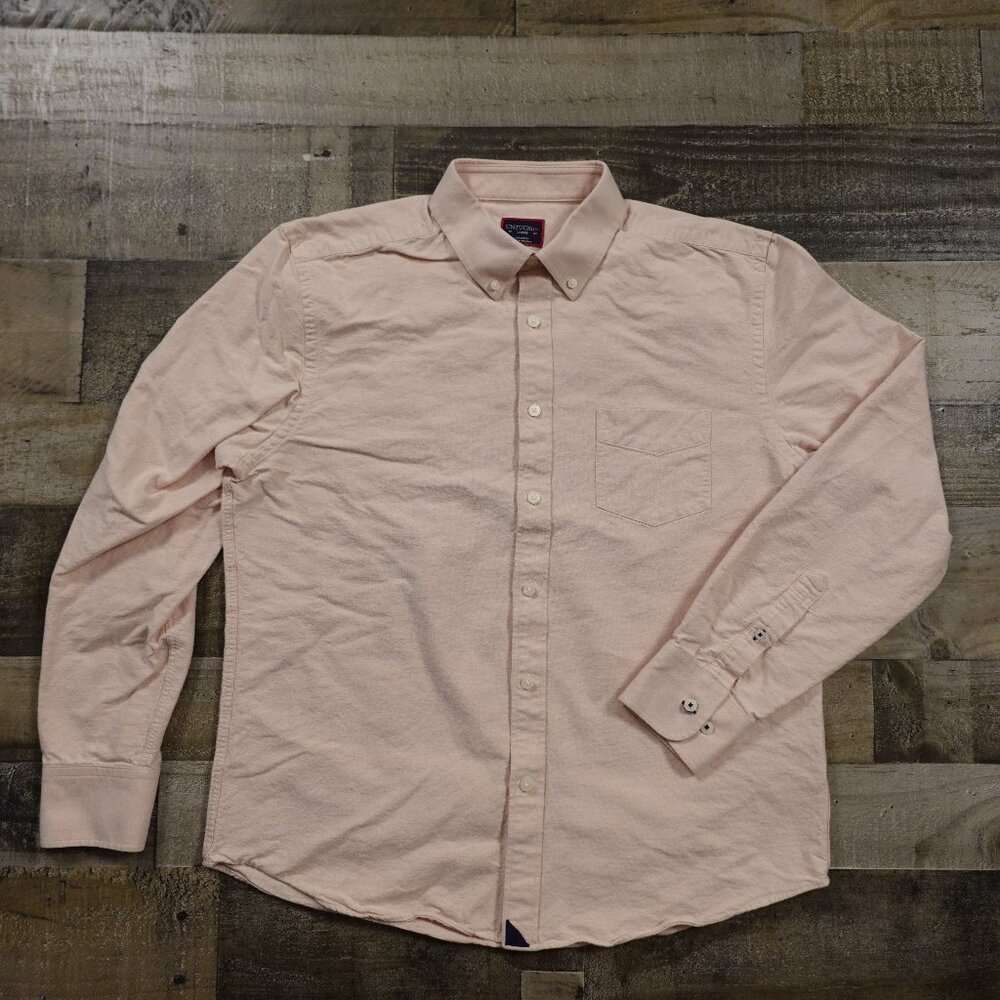 UNTUCKit Button-Down Shirt Men's Large‎ Picardan-Peach Cotton